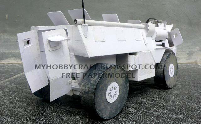 Бронетранспортер VAB paper model