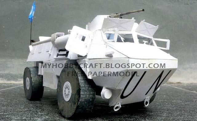 Бронетранспортер VAB paper model