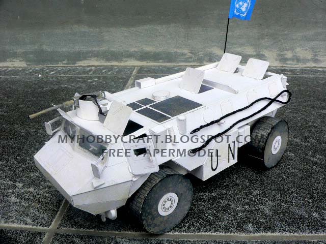 Бронетранспортер VAB paper model