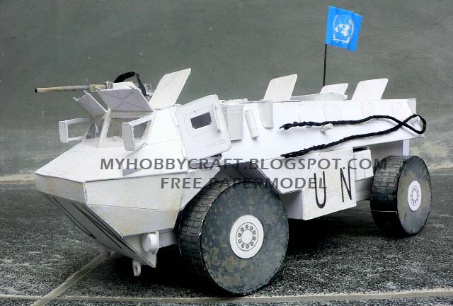 Бронетранспортер VAB paper model
