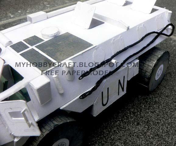 Бронетранспортер VAB paper model