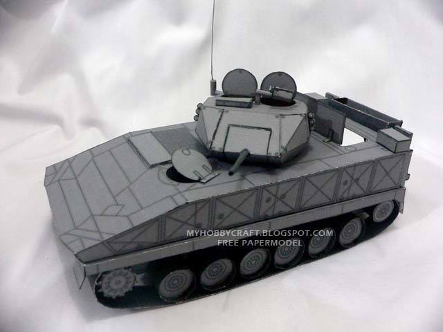 Боевая машина пехоты Бионикс paper model