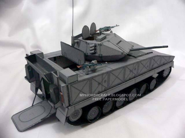 Боевая машина пехоты Бионикс paper model