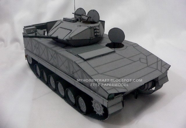 Боевая машина пехоты Бионикс paper model