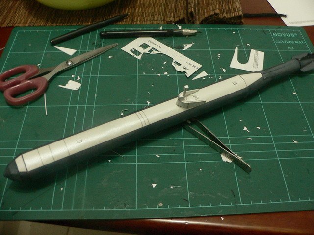 Торпеда Кайтэн paper model