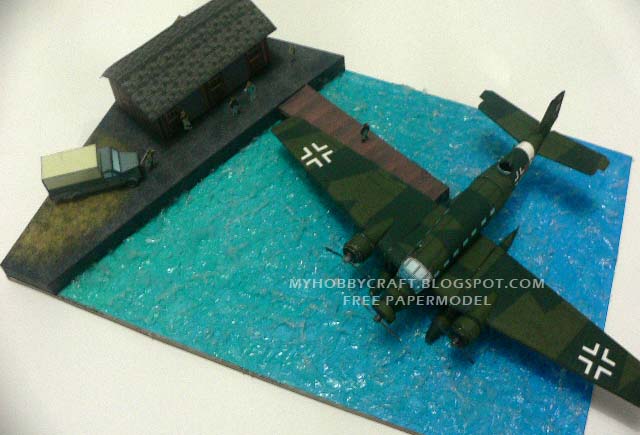 Диорама Самолет Junkers Ju 52