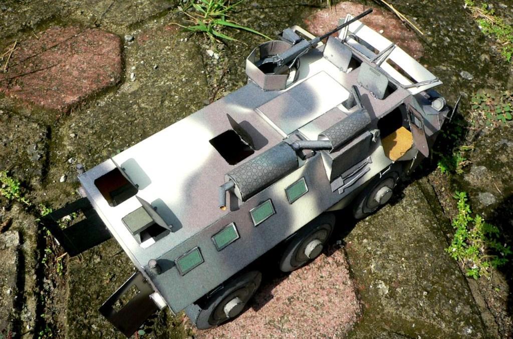 Бронетранспортер APS-3 Anoa paper model