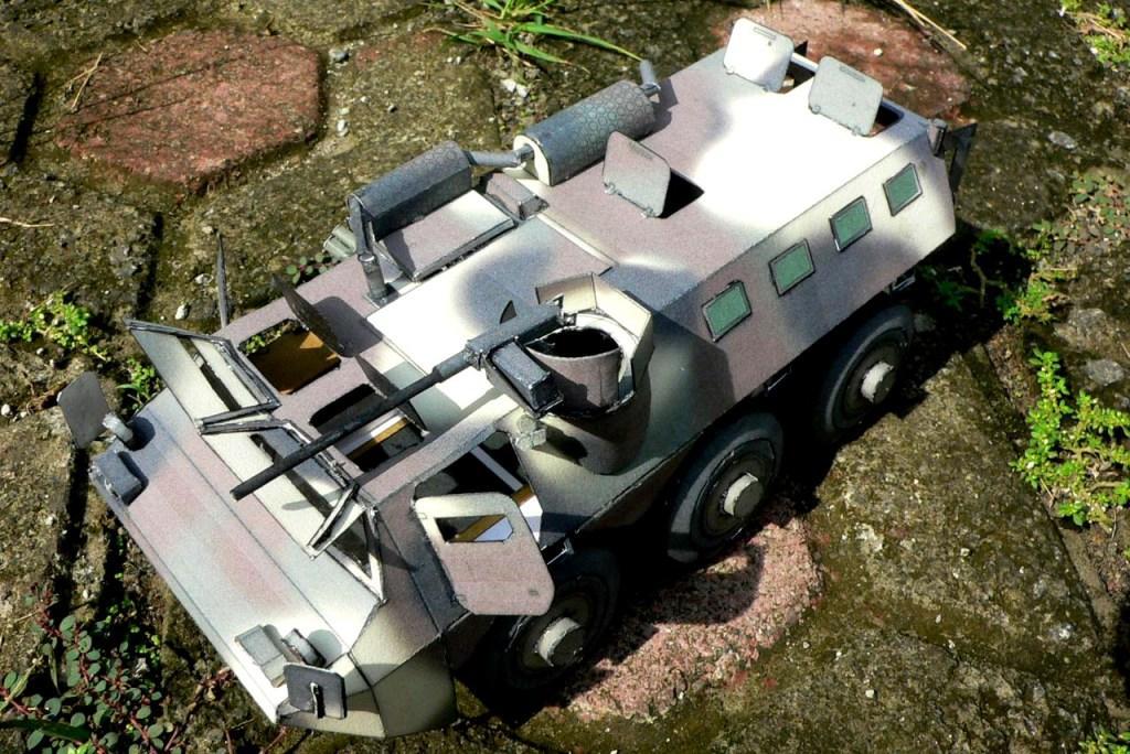 Бронетранспортер APS-3 Anoa paper model