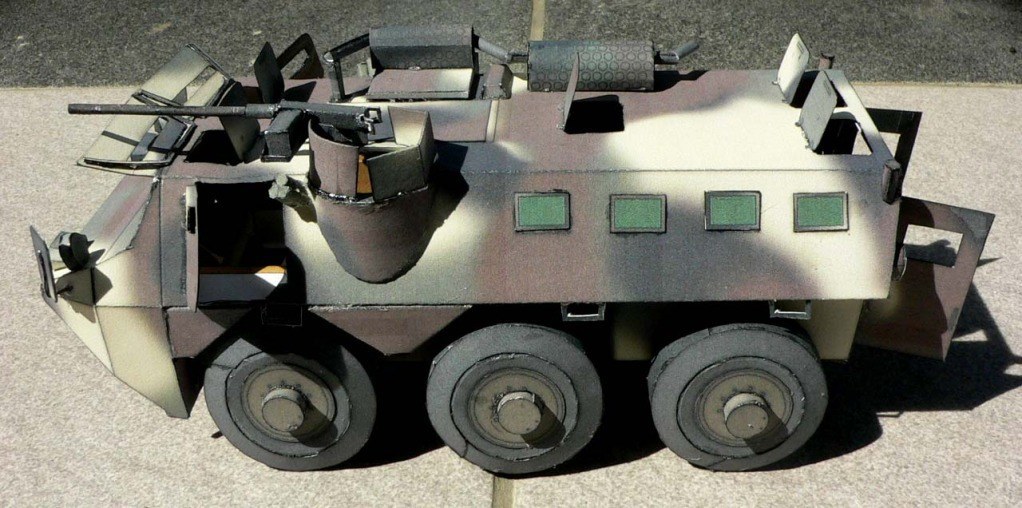 Бронетранспортер APS-3 Anoa paper model