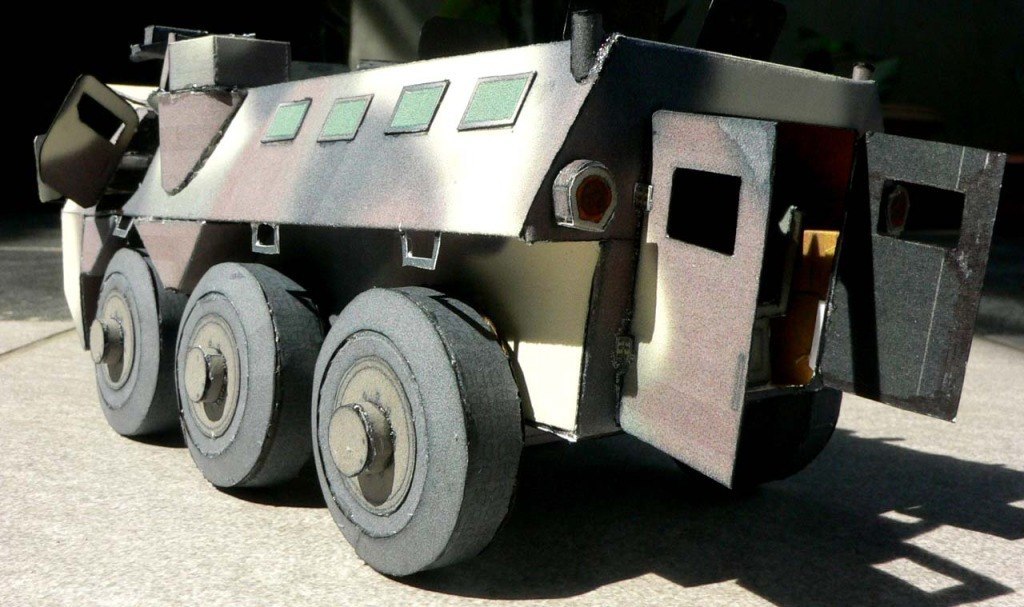 Бронетранспортер APS-3 Anoa paper model