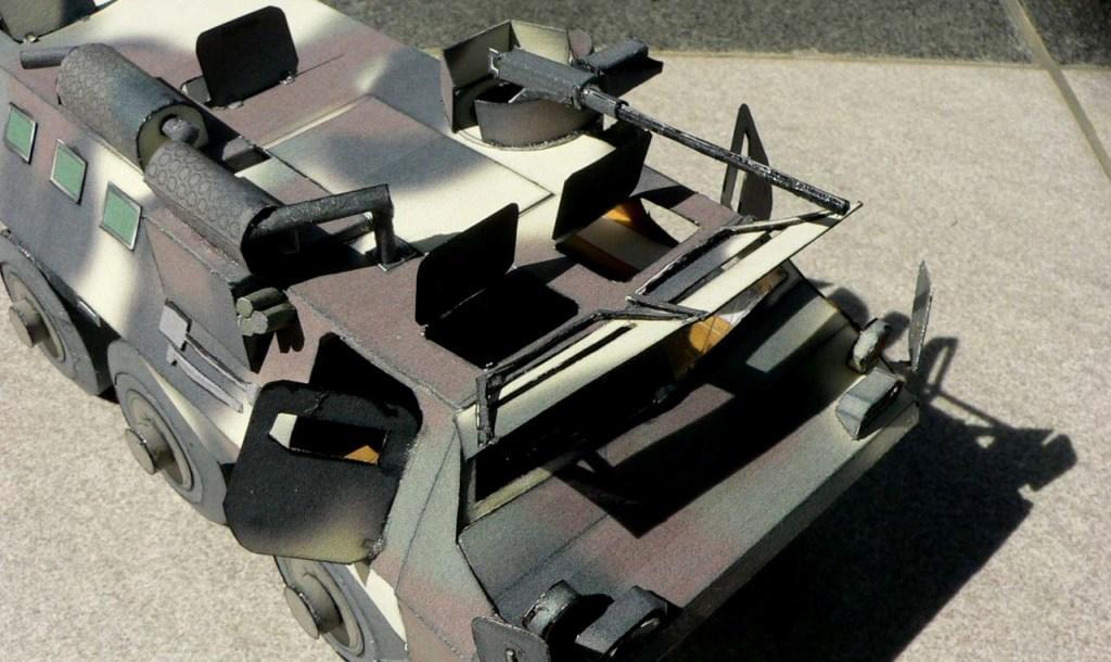 Бронетранспортер APS-3 Anoa paper model