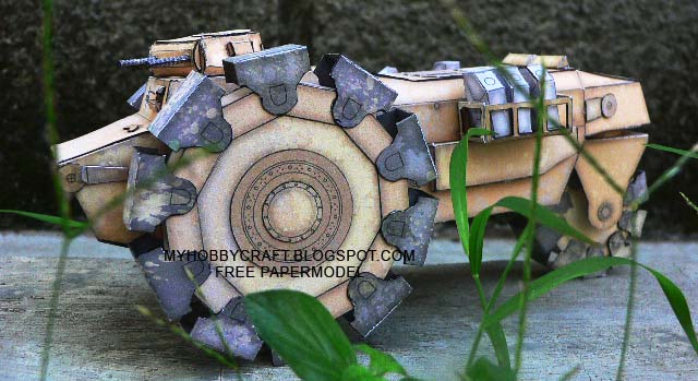 Минный очиститель Alkett VsKfz 617 paper model