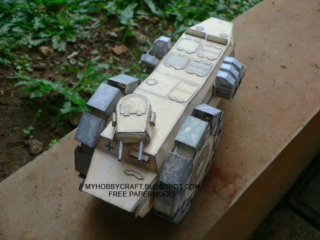 Минный очиститель Alkett VsKfz 617 paper model