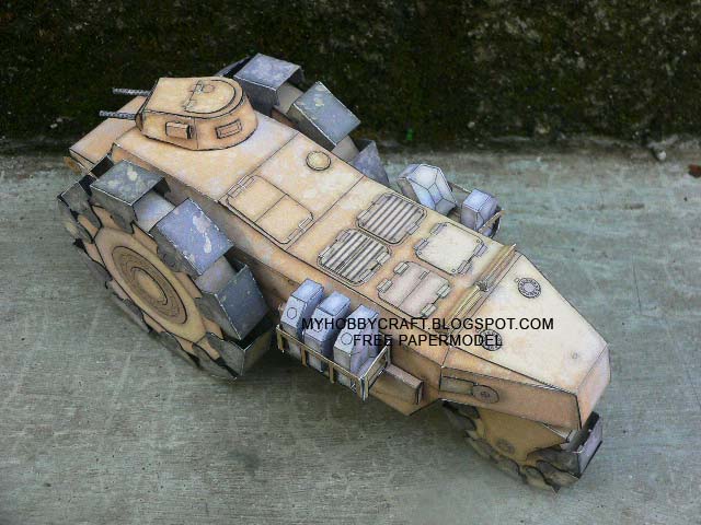 Минный очиститель Alkett VsKfz 617 paper model