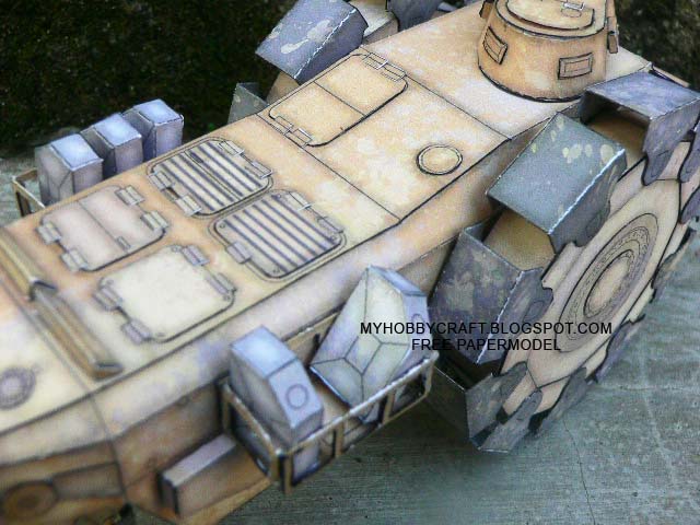 Минный очиститель Alkett VsKfz 617 paper model