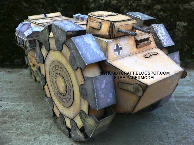 Минный очиститель Alkett VsKfz 617 paper model