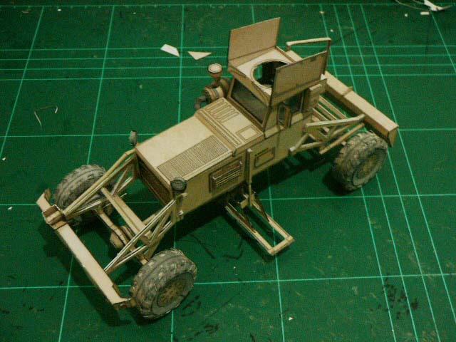 Система разведки мин T/MDV Husky paper model