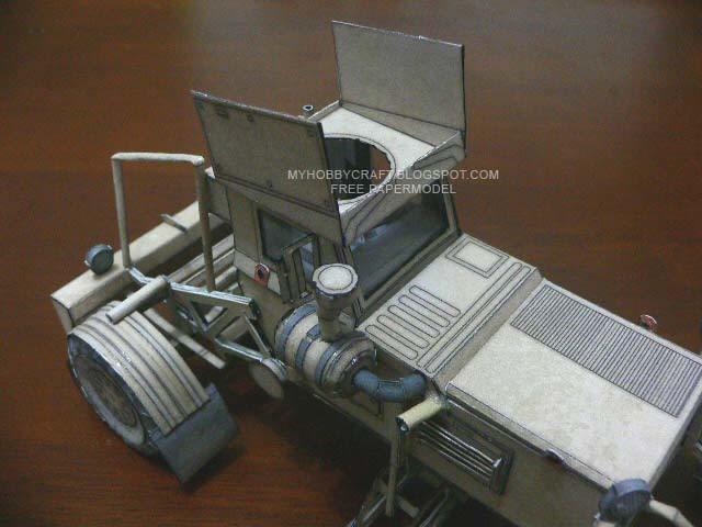 Система разведки мин T/MDV Husky paper model