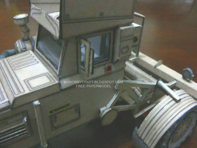 Система разведки мин T/MDV Husky paper model