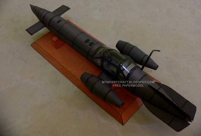 Подводная лодка Гидры (Первый мститель) paper model