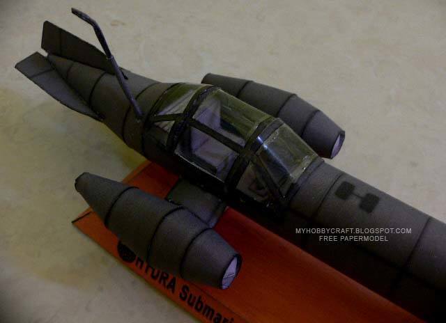 Подводная лодка Гидры (Первый мститель) paper model