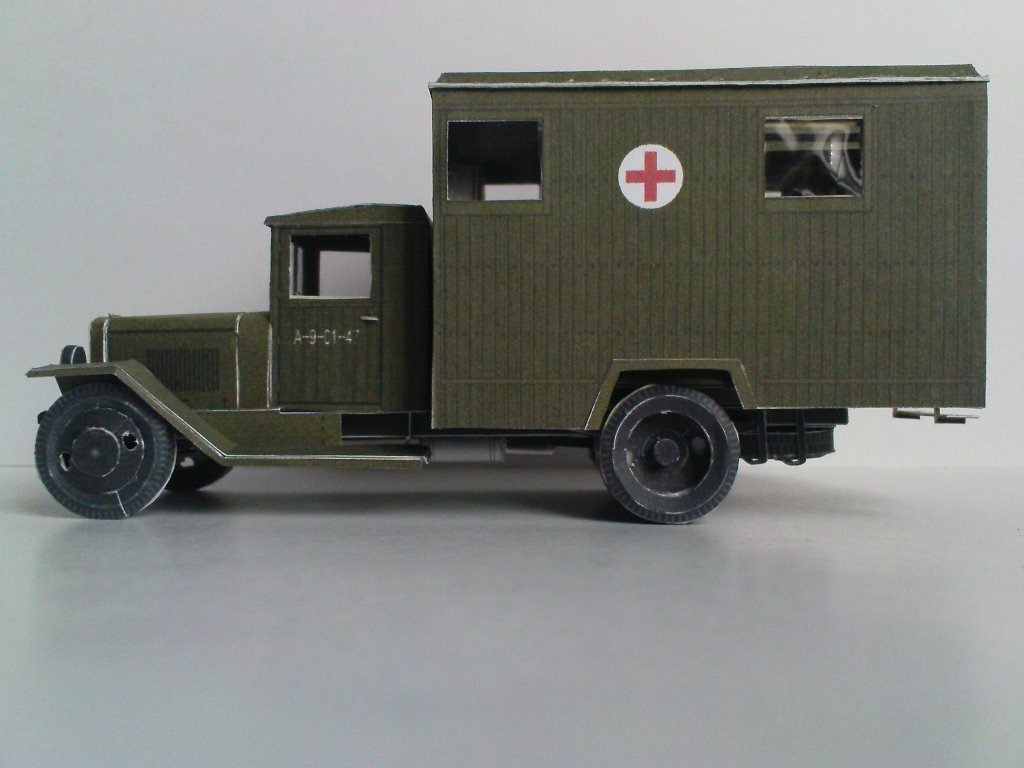 Novamodel - 27 - Санитарный автомобиль ЗИС-44, масштаб 1:43 magazine
