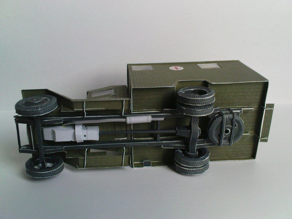 Novamodel - 27 - Санитарный автомобиль ЗИС-44, масштаб 1:43 magazine