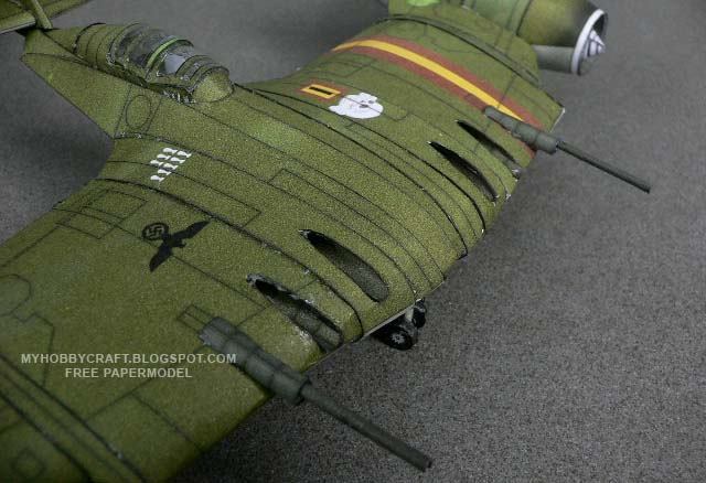 Концепт самолета от Dusso paper model