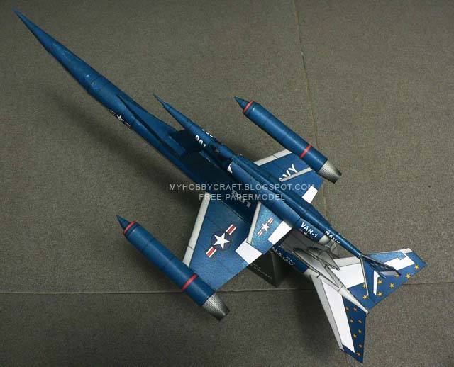 Самолет Douglas 1186-C paper model