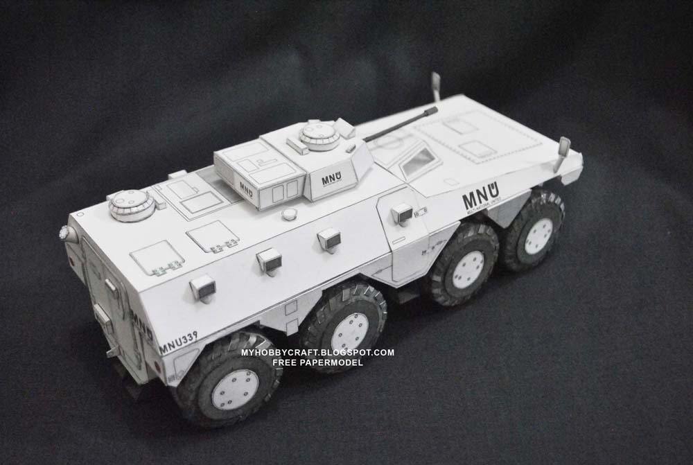 Боевая машина MNU (Район №9) paper model