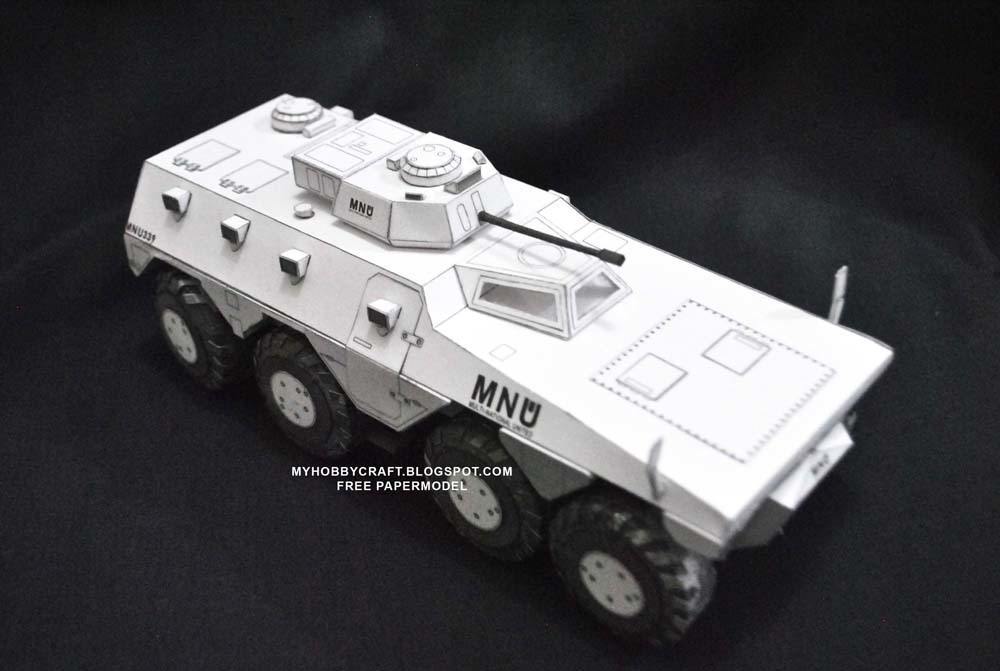 Боевая машина MNU (Район №9) paper model