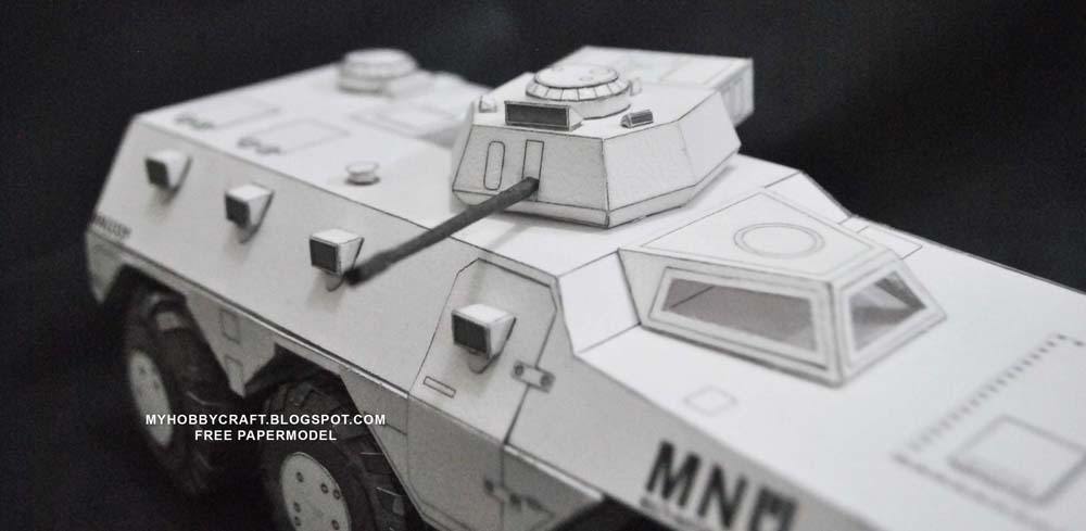 Боевая машина MNU (Район №9) paper model
