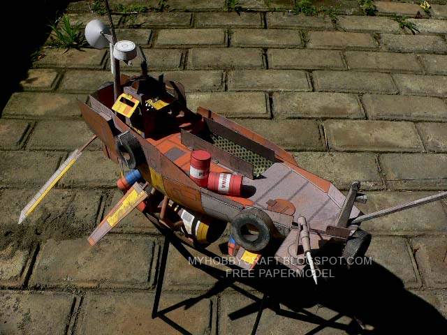 Летающий патрульный катер CUPANK Mk.02 paper model