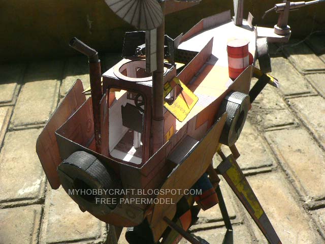 Летающий патрульный катер CUPANK Mk.02 paper model