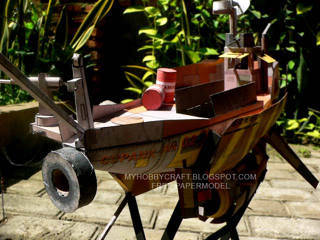 Летающий патрульный катер CUPANK Mk.02 paper model
