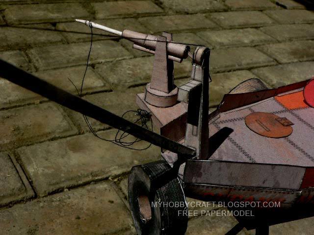 Летающий патрульный катер CUPANK Mk.02 paper model
