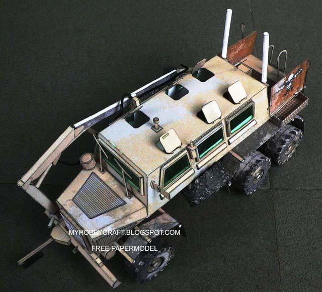 Бронетранспортер Buffalo MPV paper model