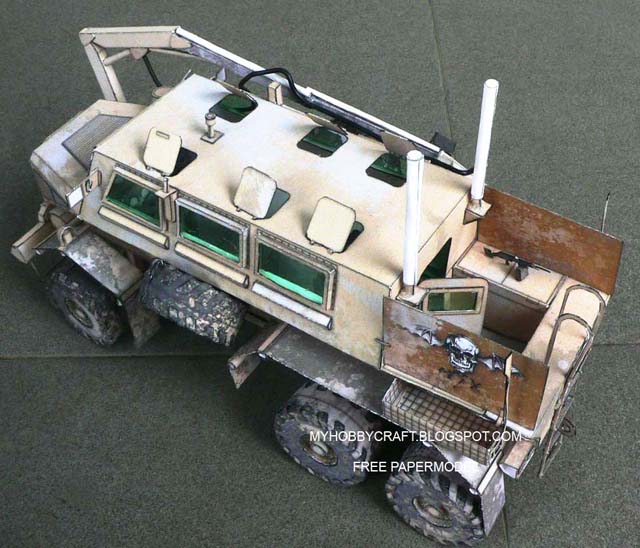 Бронетранспортер Buffalo MPV paper model