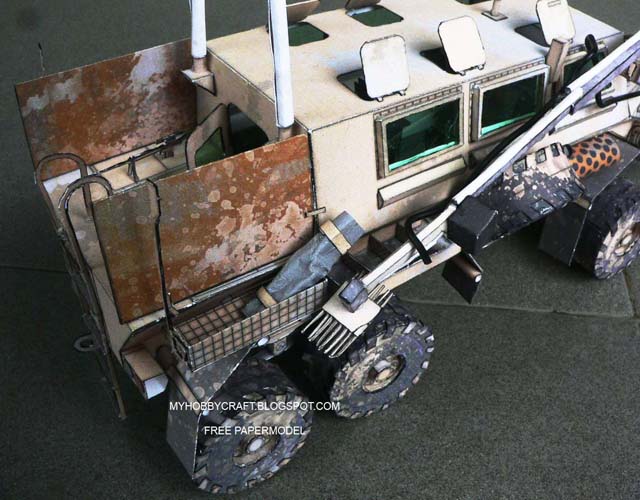 Бронетранспортер Buffalo MPV paper model