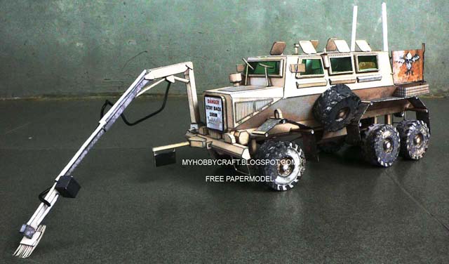 Бронетранспортер Buffalo MPV paper model