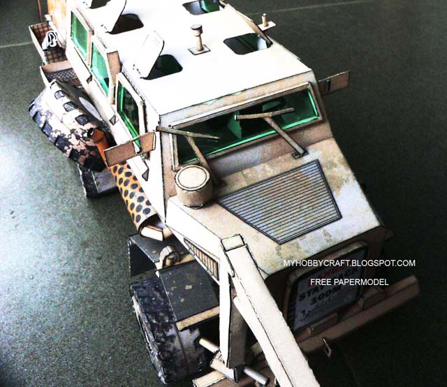 Бронетранспортер Buffalo MPV paper model