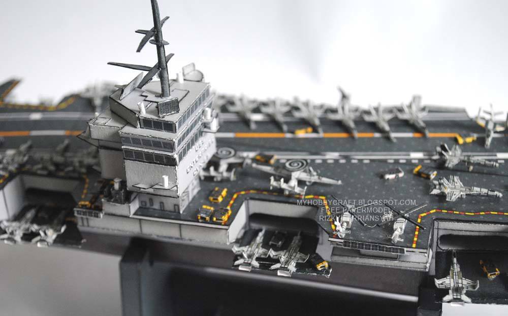Авианосец USS Enterprise (CVN-65) paper model