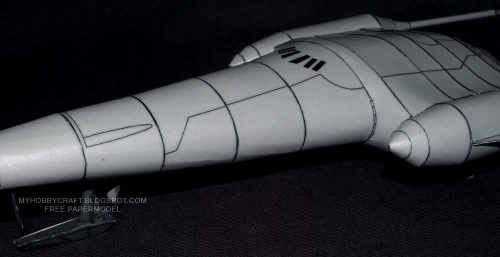 Королевский звездолет Набу (Звездные войны) paper model