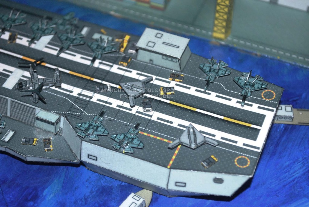 Будущий авианосец paper model