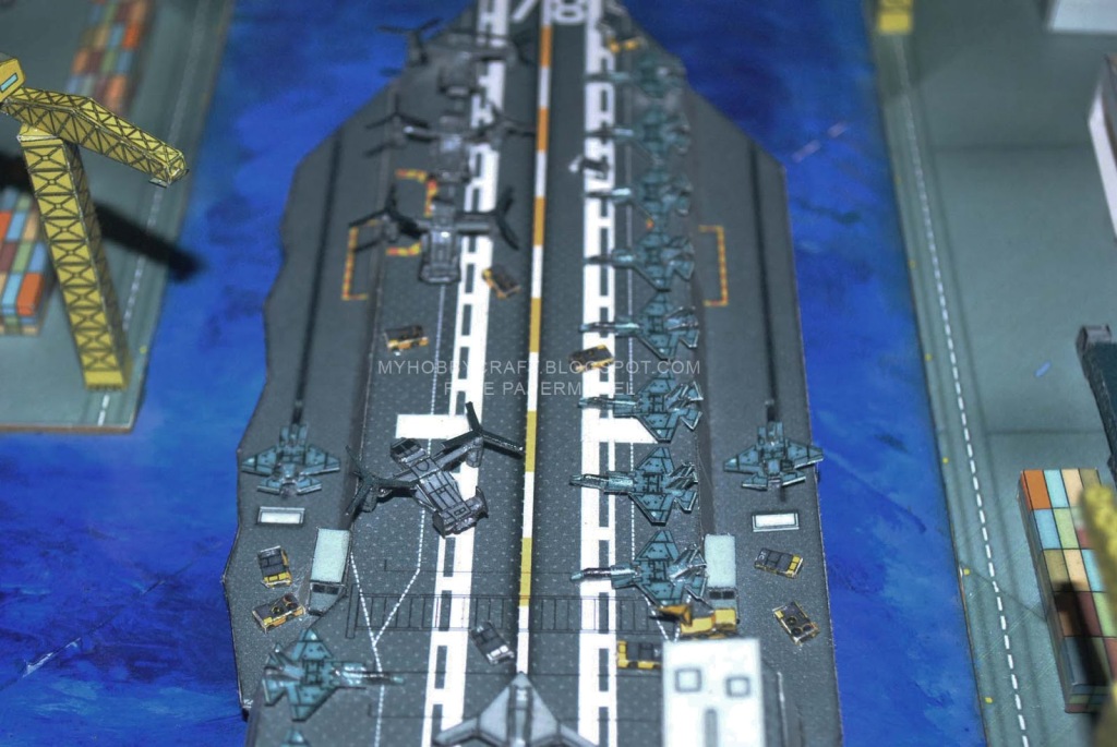 Будущий авианосец paper model