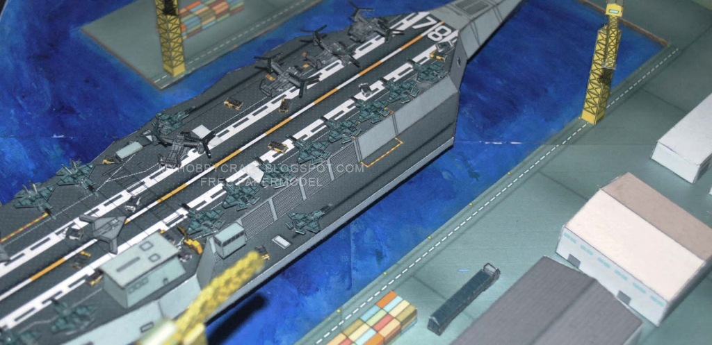 Будущий авианосец paper model