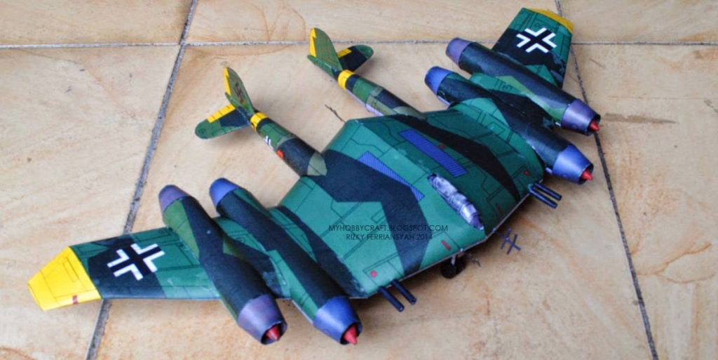 Самолет Horten Ho II 978 paper model