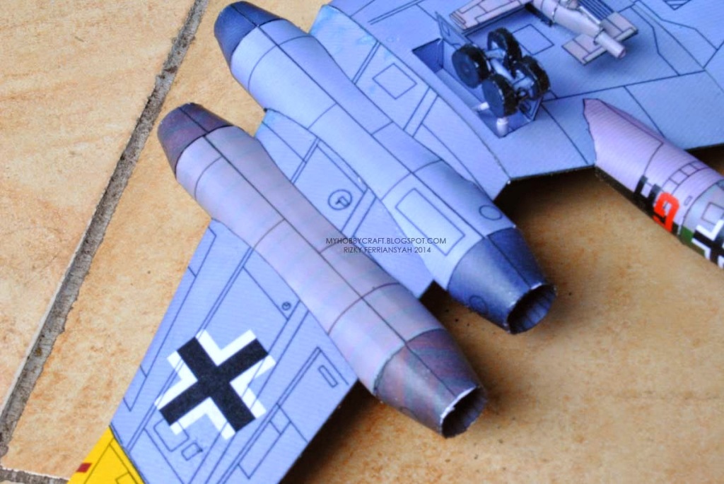 Самолет Horten Ho II 978 paper model
