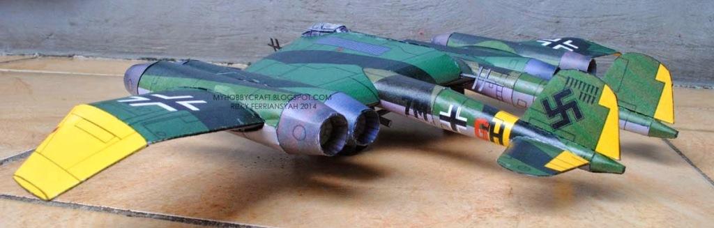 Самолет Horten Ho II 978 paper model