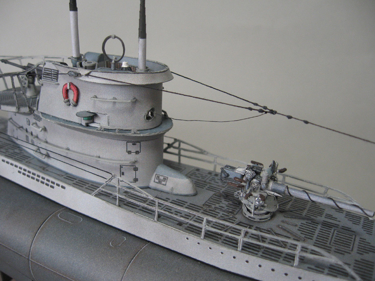 Подводная лодка типа VII-C paper model